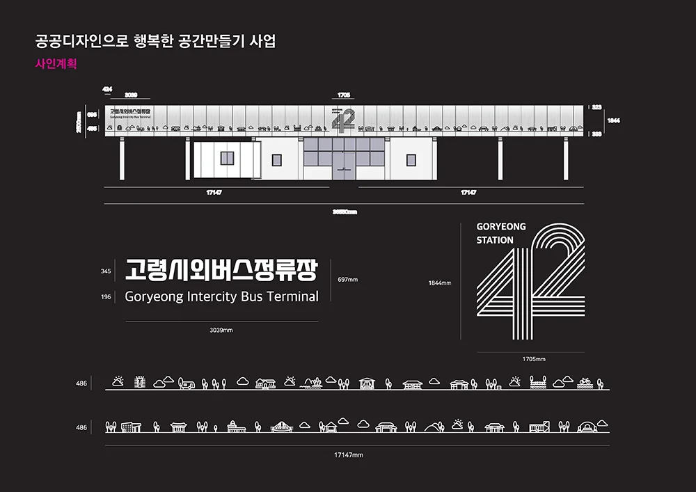 공공디자인으로 행복한 공간만들기 사업 | 사인계획